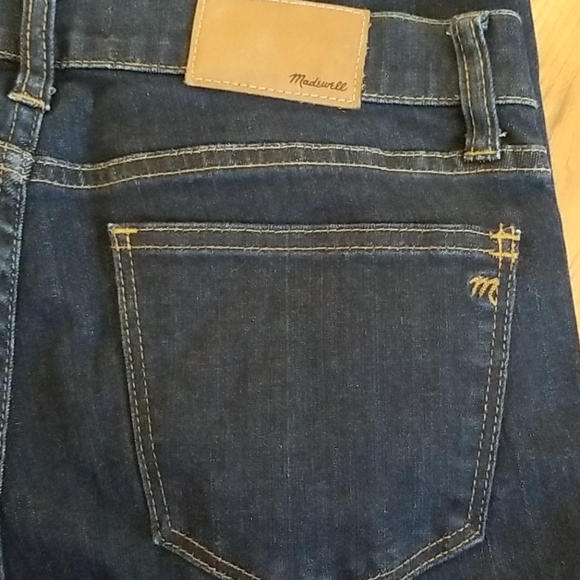 Madewell Skinny Skinny Dark Blue Jeans women's size 28 - Picture 6 of 9